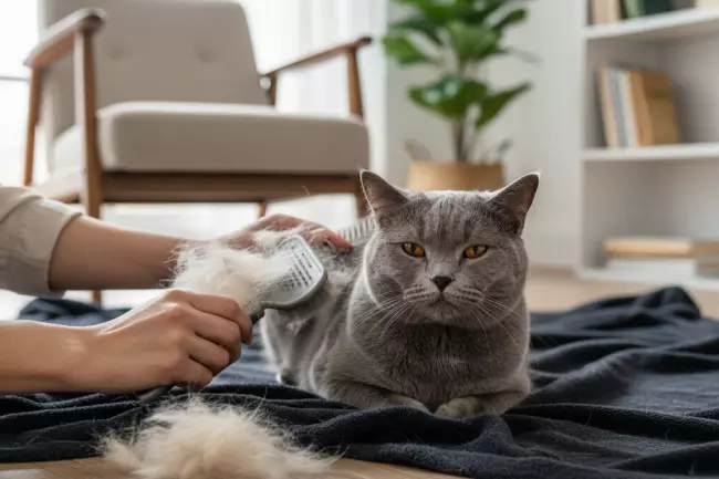 Уход и питание британской короткошёрстной кошки