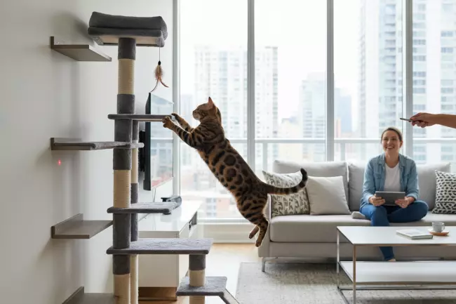 Характер бенгальской кошки для квартиры и занятых людей