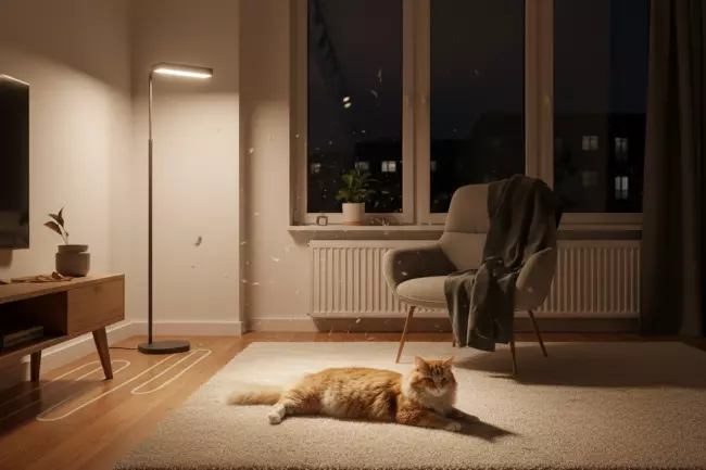 Круглогодичная линька кошки из-за тепла и света