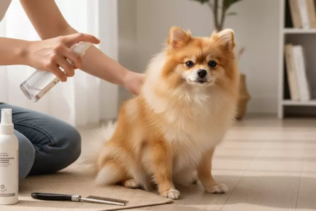 Уход за шерстью и питанием шпица