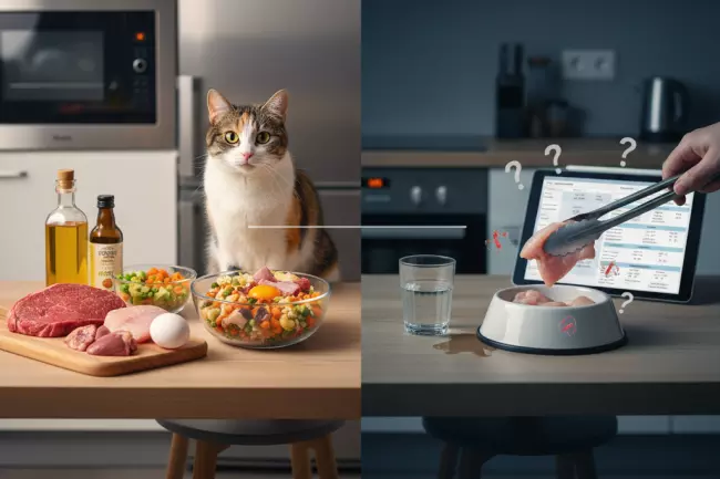 Выбор питания кошки: натуральное или готовый корм