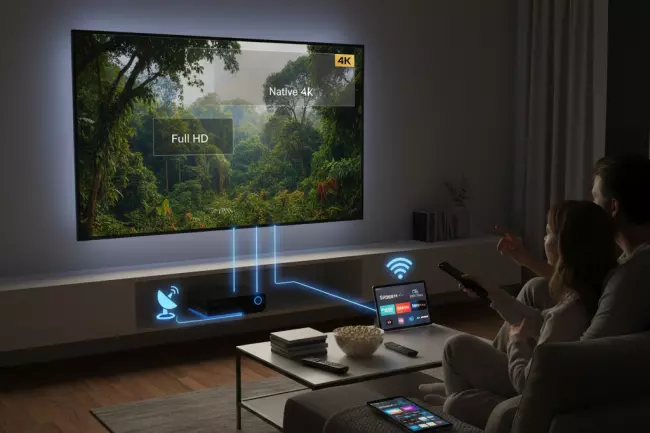 Доступность 4K контента и Smart TV