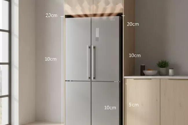 Минимальные зазоры для вентиляции холодильника