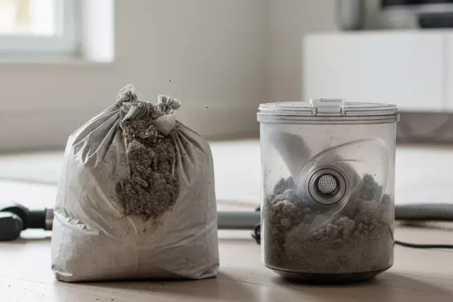 Причины падения мощности всасывания пылесоса