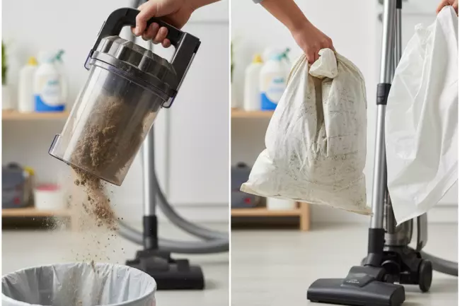 Уход за пылесосом и очистка пылесборника