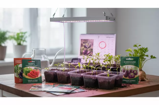 Посев овощных культур на рассаду февраль март