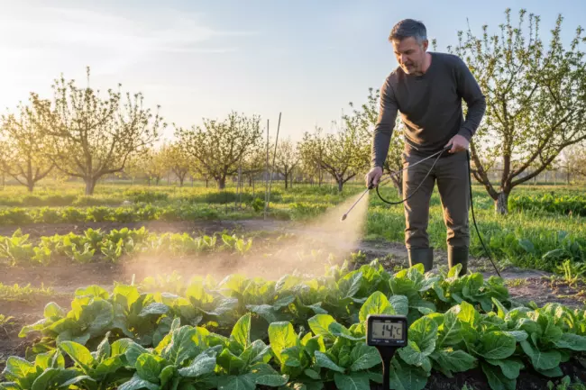 Весенняя обработка огорода по погоде и температуре