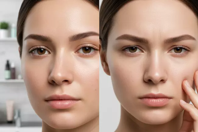 Жирная и обезвоженная кожа: отличия и уход