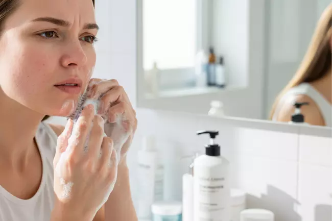 Ошибки ухода при расширенных порах лица