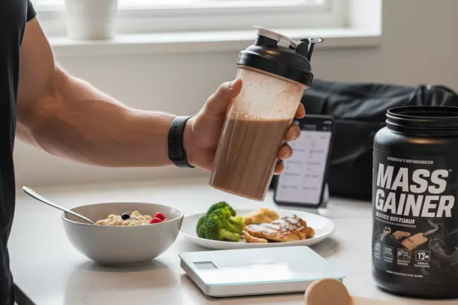 Гейнер: набор массы, калории и углеводы