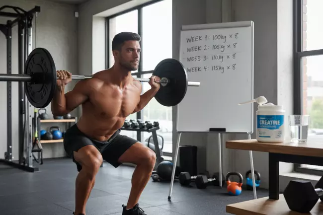 Эффективность креатина моногидрата для силовых тренировок