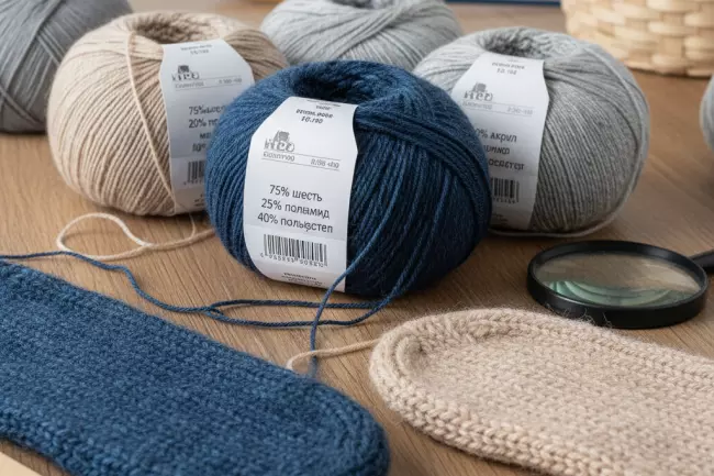 Износостойкая пряжа для вязаных тапочек
