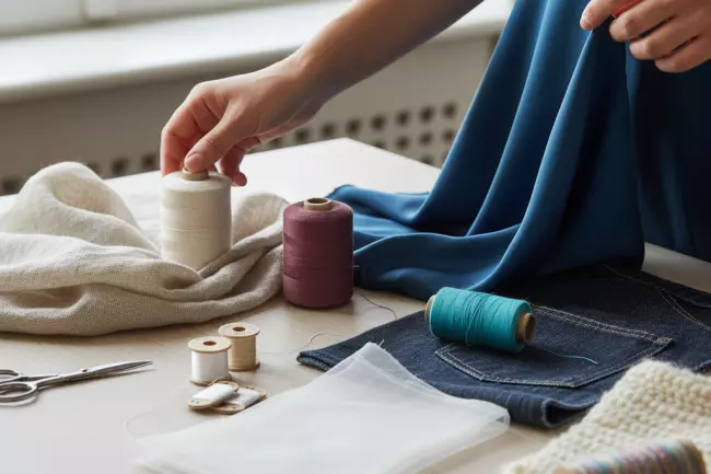 Выбор ниток для вышивки на одежде