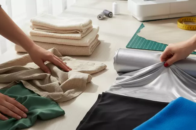 Выбор ткани для шитья: состав материалов