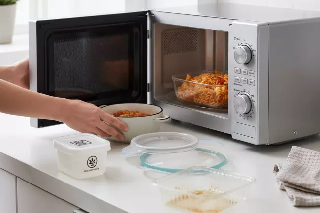 Безопасность ежедневного разогрева еды в микроволновке