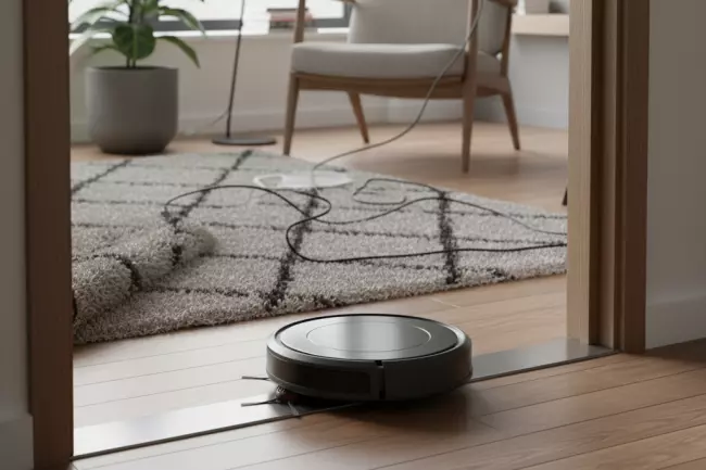 Ограничения робота-пылесоса: пороги, ковры, провода