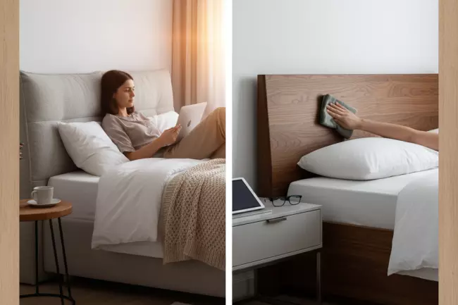 Выбор изголовья кровати: комфорт, уход, практичность