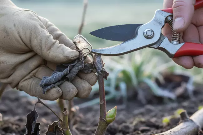 Обрезка растений после весенних заморозков