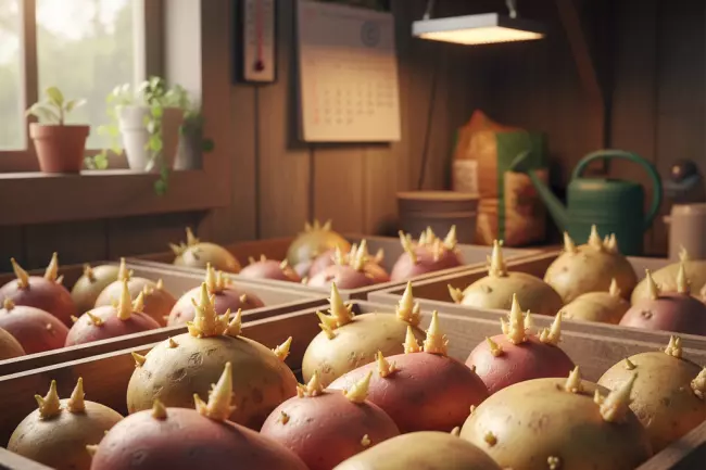Проращивание и обработка клубней картофеля перед посадкой