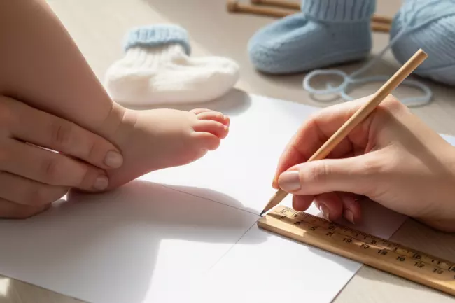 Размер детских пинеток по длине стопы