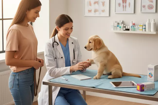 Прививки и обработка от паразитов щенку