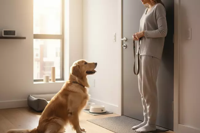 Туалетные привычки и режим собаки в квартире