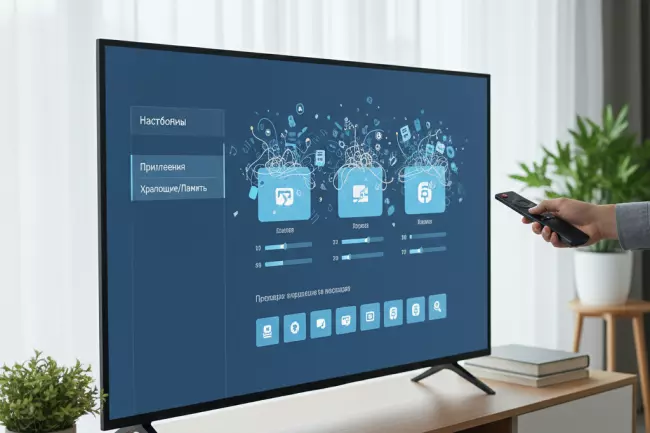 Оптимизация памяти и ускорение телевизора