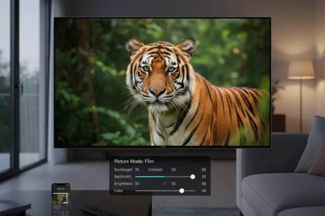 Естественная настройка изображения телевизора для просмотра