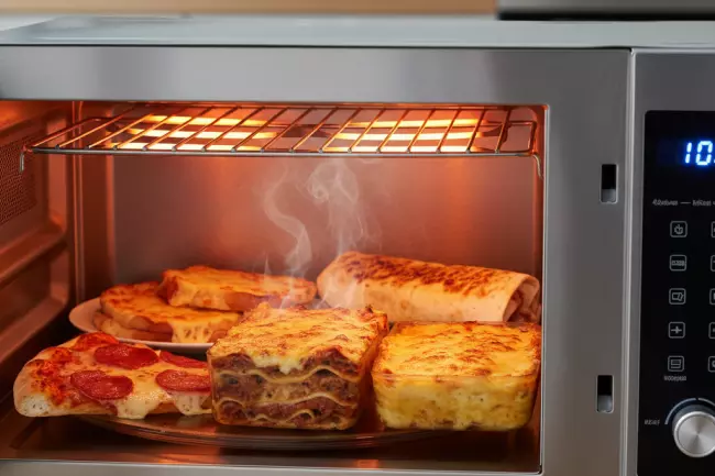 Практичные режимы микроволновки: гриль и комбинированные