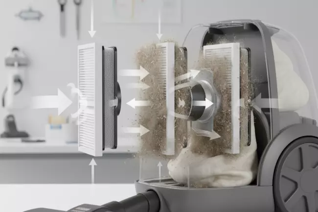 Засорённые фильтры и падение тяги пылесоса