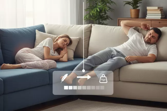 Выбор наполнения дивана для сна