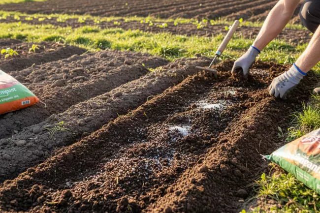 Весенняя подготовка огорода и внесение удобрений