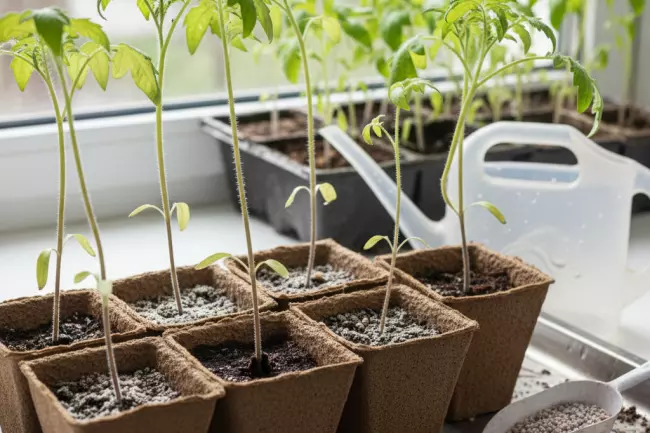 Ошибки полива и подкормок рассады