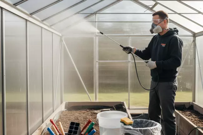 Пошаговая дезинфекция теплицы и почвы