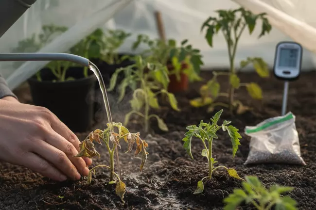 Восстановление растений после весенних заморозков