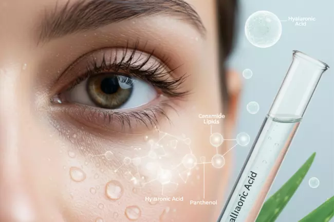 Увлажнение и питание кожи вокруг глаз