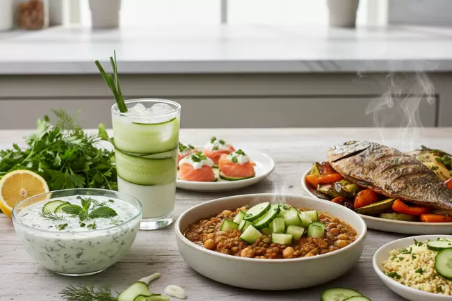 Лучшие сочетания огурцов в блюдах