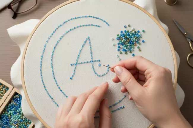 Способы крепления бисера для начинающих