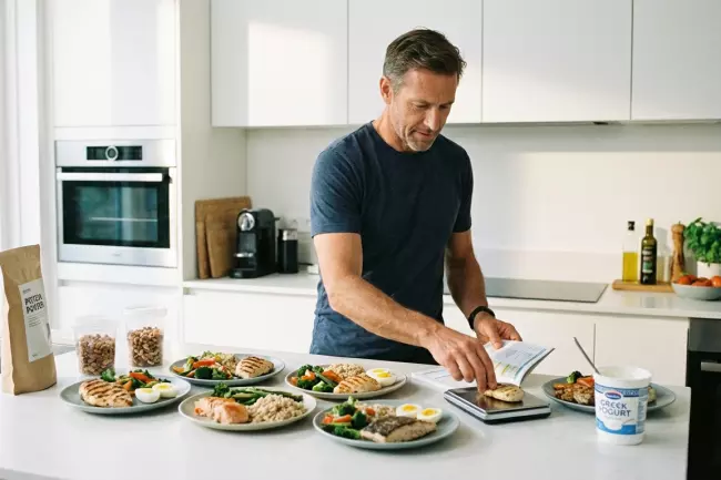 Белок и режим питания для мышц