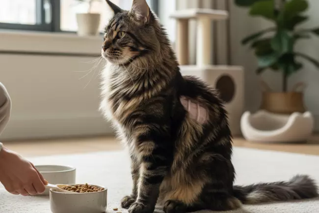 Питание и контроль веса мейн-куна