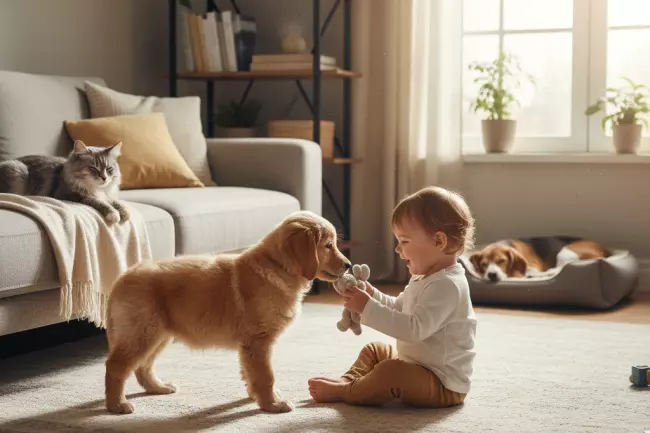 Выбор породы собаки для квартиры с детьми