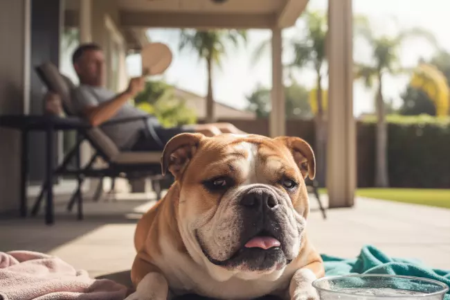 Безопасность английского бульдога в жару и дыхание