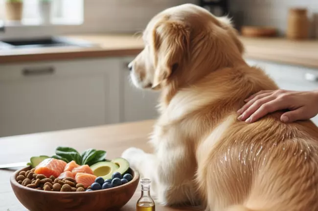 Питание и здоровье кожи при линьке собаки