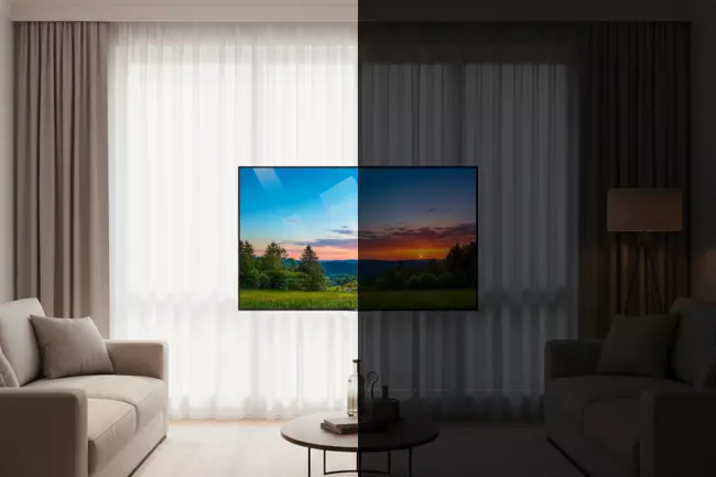 Настройка изображения телевизора для дня и вечера