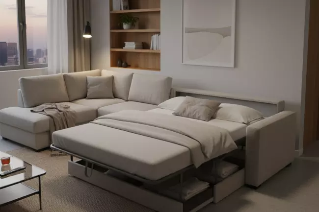 Выбор дивана: спальное место и хранение