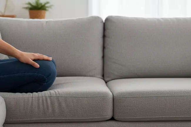 Ранние признаки просадки дивана и деформации