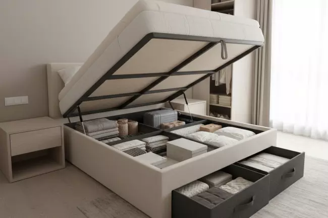 Выбор кровати по размеру, высоте, хранению