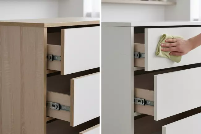 Материалы корпуса и фасадов комода