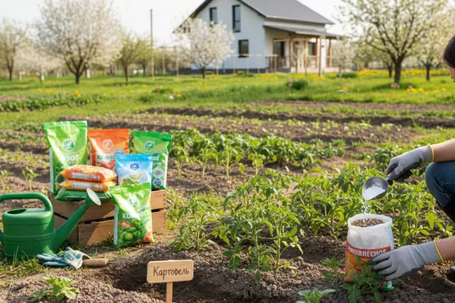 Весеннее внесение удобрений: нормы и сроки