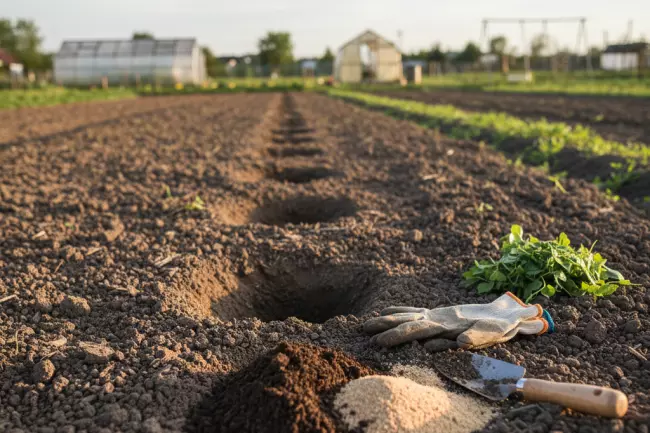 Подготовка почвы для высадки рассады